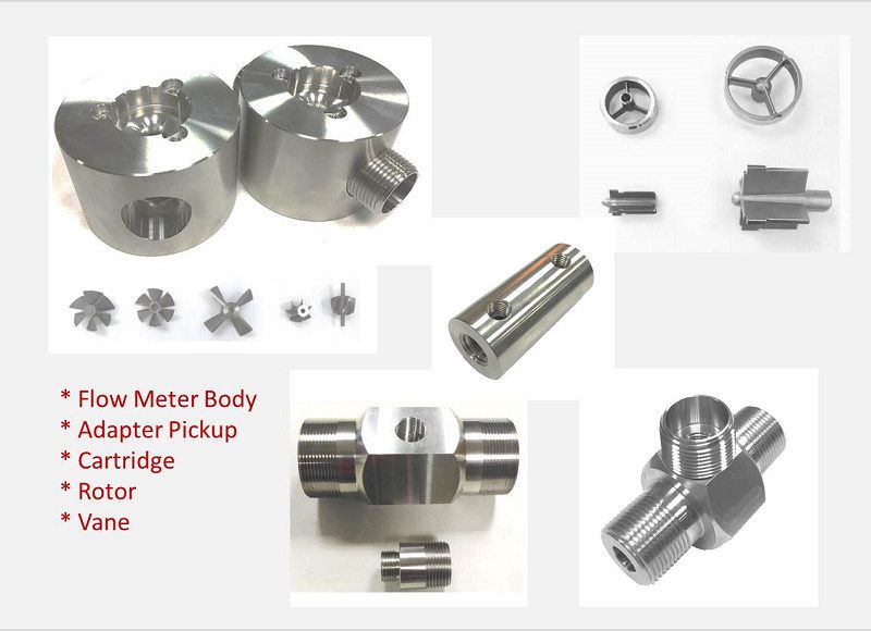 Teamco Biedt turbine debietmeter sensor metalen onderdelen die voldoen aan de behoeften van de klant.