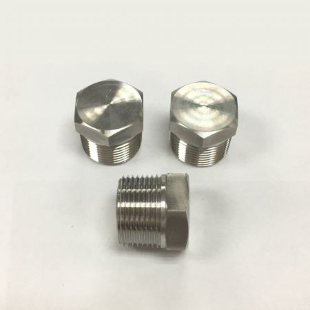 Hex Head Plug i rostfritt stål eller kolstål zinkbelagd